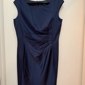 Stretch satin dress